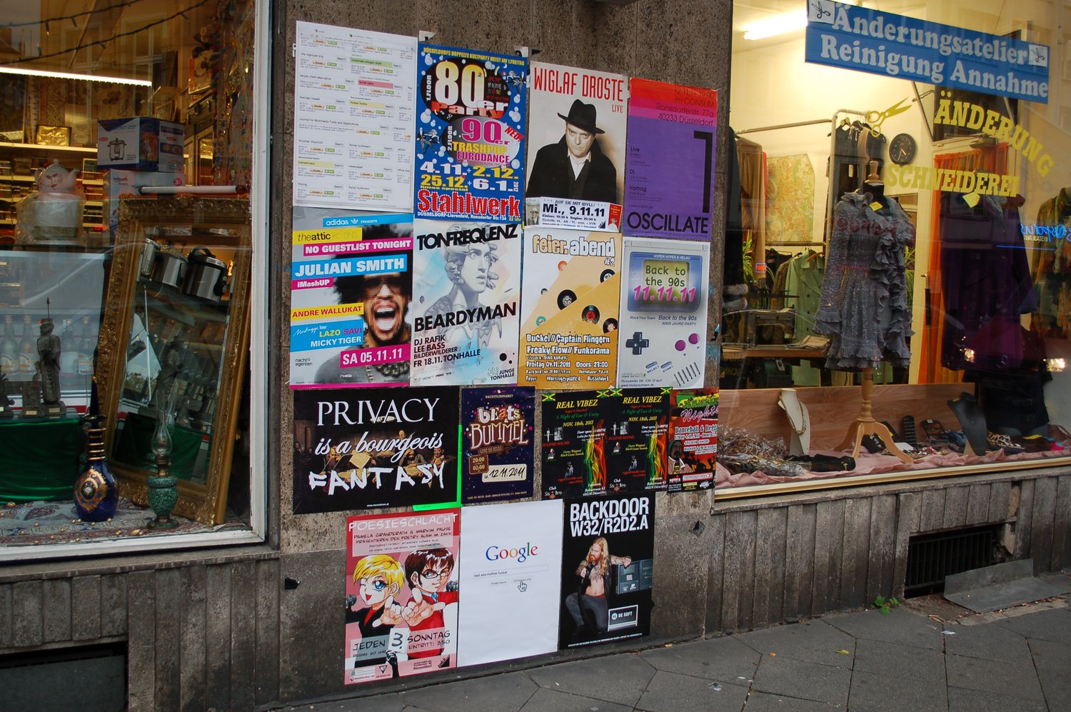 transprivacy — poster 'BACKDOOR W32/R2D2.A', referencing the German state trojan